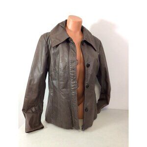 Danier Leather Jacket Coat Womens Large